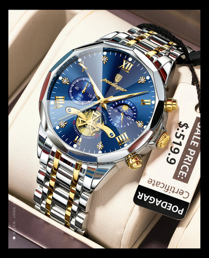 POEDAGAR Blade Ocean Blue & Gold