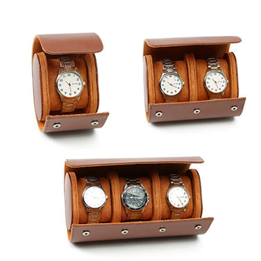 1/2/3-Slot Watch Roll Travelbox